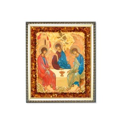 Икона из Янтаря св. Троица