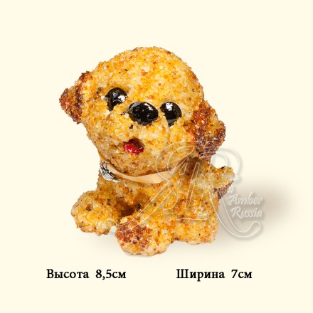 Собака Керамика Янтарь купить в Москве