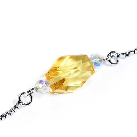 Браслет &quot;Конфетка&quot; из Янтаря и юв.сплава купить