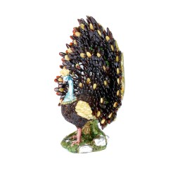 Павлин большой Янтарь/полистоун