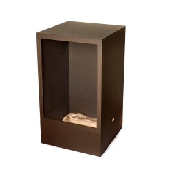 Короб под сувениры витражный из дизайнерской бумаги и атласа