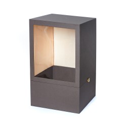 Короб витражный под сувениры из дизайнерской бумаги и атласа