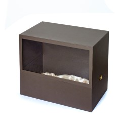 Короб под сувениры витражный из дизайнерской бумаги и атласа