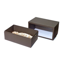 Короб под сувениры витражный из дизайнерской бумаги и атласа