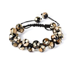Браслет &quot;Шарики&quot; из Янтаря и юв.смолы