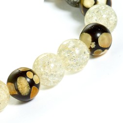 Браслет &quot;Шар&quot; из Янтаря и юв.смолы