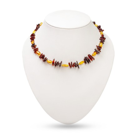 Бусы &quot;Галька/Сливка&quot; из Янтаря купить