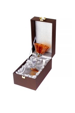 Фужер для мартини &quot;Антик&quot;, Янтарь/бронза купить