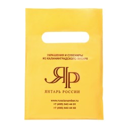 Фирменный пакет &quot;Янтарь России&quot; Пэт