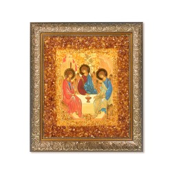 Икона св.Троица, Янтарь