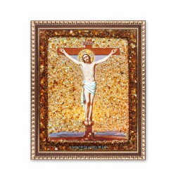 Икона из янтаря Распятие Господне