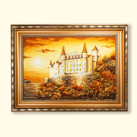 Картина Замок 3 Д, Янтарь купить в Москве