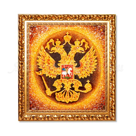Герб  из Янтаря купить в Москве